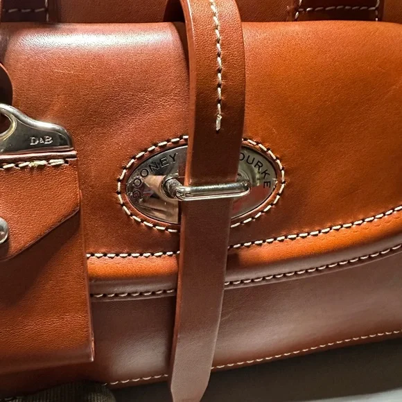 Dooney & Bourke Florentine Toscana Satchel in Ginger - Picture 5 of 7